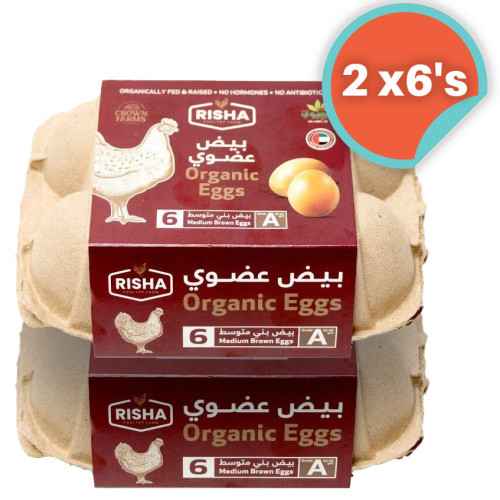 Risha Organic Brown Eggs...