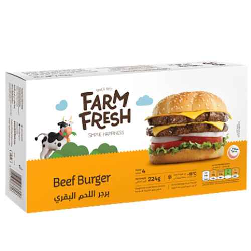 Farm Fresh Beef Burger 4Pc