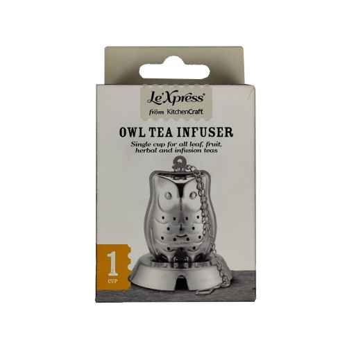 Lx Owl Tea Infuser S/Steel