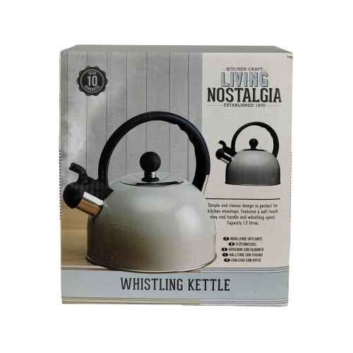 Ln Whistling Kettle 1.3L Grey