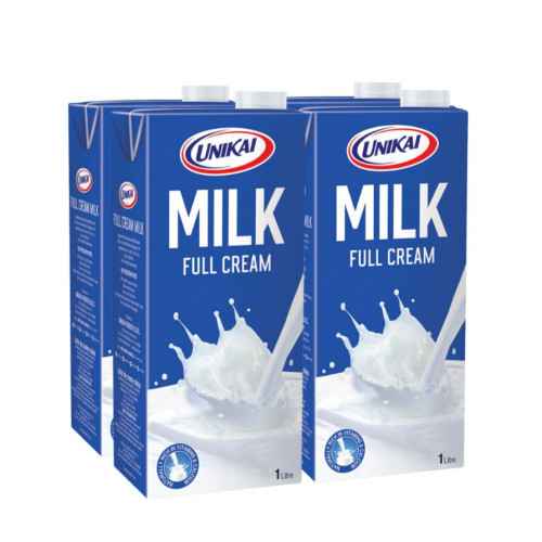 Unikai Full Cream Milk 4 x 1L