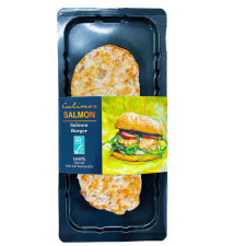 Salmon Burger Natural & Cheese 200g