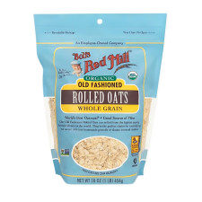 Bobs Red Mill Organic Oats Rolled Regular 900g