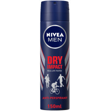 NIVEA MEN Antiperspirant Spray for Men, Dry Impact...