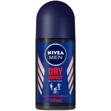 NIVEA MEN Antiperspirant Roll-on for Men, Dry Impa...