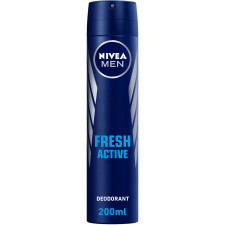 NIVEA MEN Deodorant Spray for Men, Fresh Active Fr...