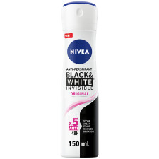 NIVEA Antiperspirant Spray for Women, Black & Whit...