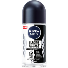 NIVEA MEN Antiperspirant Roll-on for Men, Black & ...