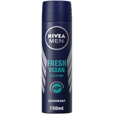 NIVEA MEN Deodorant Spray for Men, Fresh Ocean Aqu...