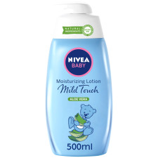 NIVEA Baby Lotion Moisturising, Mild Touch Aloe Ve...