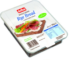 Delba Whole Grain Rye Bread 250g