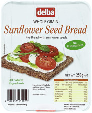 Delba Sunflower Seed Bread 250g