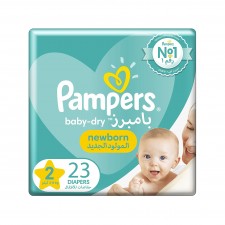 Pampers New Baby-Dry Diapers, Size 2, Mini, 3-8kg,...