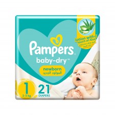 Pampers New Baby-Dry Diapers, Size 1, \\\\\\\\\\\\...