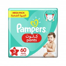 Pampers Pants Diapers, Size 3, Midi, 6-11 kg, Jumb...