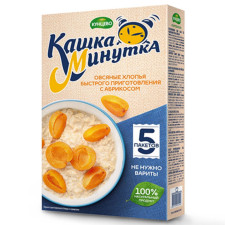 Minutka Oat flakes with apricot 185g