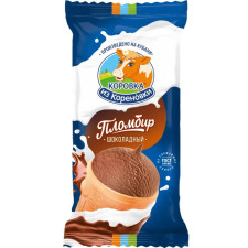 Korovka iz Korenovki Chocolate ice cream in a waff...