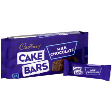 Cadbury Cake Bars Milk Chocolate 125g