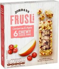 Jordans Frusli Cranberries & Apple Cereal Bars 6 x...