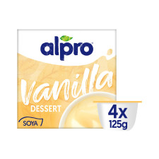 Alpro Soya Dessert Vanilla 4 x 125g