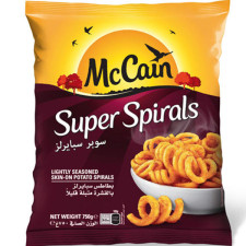 Mccain Superspirals 750g