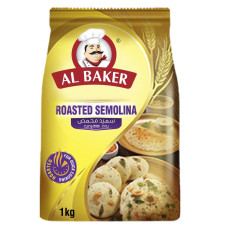 Al Baker Roasted Semolina Flour 1Kg