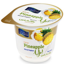 Al Rawabi Single Pot Yoghurt - Pine Apple 130g