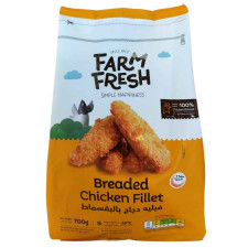 Farm Fresh Breaded Chicken fillet 700g