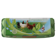 Al Jazira Eco & Veg. Fed Hen  Brown Eggs 12