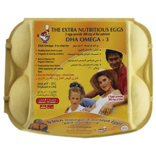 Al Jazira DHA Omega-3 White Eggs Box 6