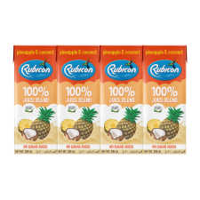 Rubicon Pineapple & Coconut Juice No sugar added 4...