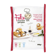 Felis Kitchen White Cheese And Olive Bites 800g