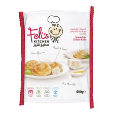 Felis Kitchen Spinach And Cheese Rolls 600g