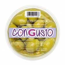 Madama Oliva Green Cerignola Olives Round Tray 350...