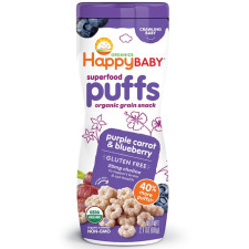 Happy Family Organics Superfood Puffs Purple Carro...