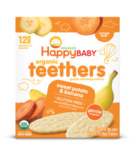 Happy Family Organics Teething Wafers Stage 1 Gent...