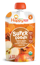 Happy Family Organics Super Foods Stage 4 Apples, ...