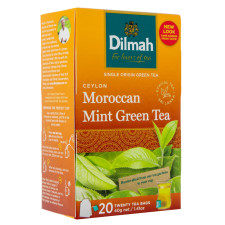 Dilmah GREEN TEA MOROCCAN MINT 40g