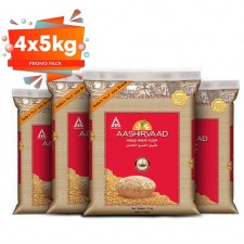 Aashirvaad Whole Wheat Flour Atta 4 x 5kg Promo pa...