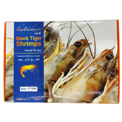 Black Tiger Shrimps Hoso Jumbo Size 500g