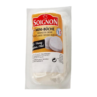 Soignon Mini Goat Cheese with Honey 110g