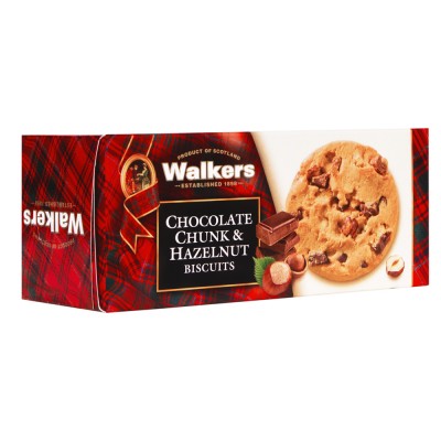 Walkers Chocolate Chunk & Hazelnut Biscuits 150g