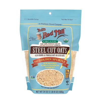 Bobs Red Mill Organic Steel Cut Oats 680g