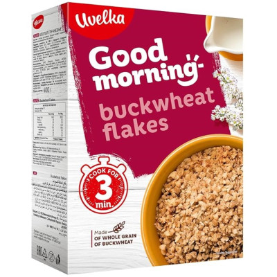 Uvelka Buckwheat flakes 400g