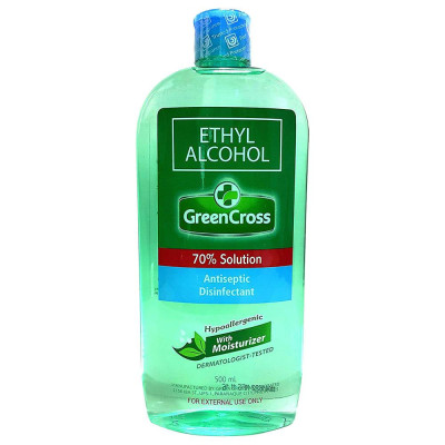 Green Cross Ethyl Alcohol Solution With Moisturizer 500ml