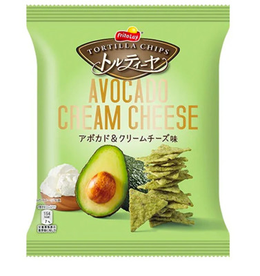 Fritolay Doritos Tortilla Chips Avocado Cream Cheese 70g