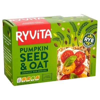 Ryvita Pumpkin Seeds & Oats Rye Crispbread 200g