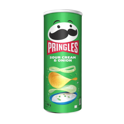 Pringles Sour  Cream Onion Chips 165g