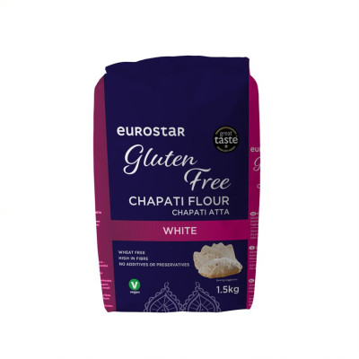 Eurostar Gluten Free Chapatti Flour White 1.5Kg