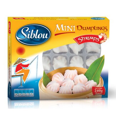 Siblou Mini Shrimps Dumplings 240g (20 Dumplings)